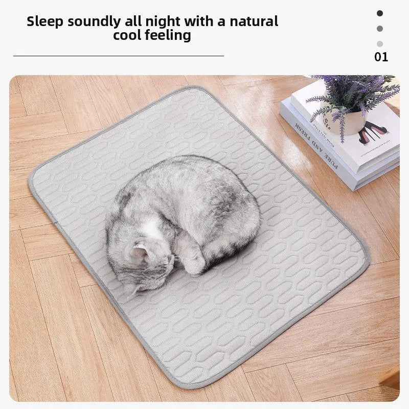 chilling silk mat for pets - keep them from overheating PupChill