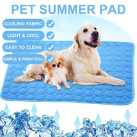 chilling silk mat for pets - keep them from overheating PupChill